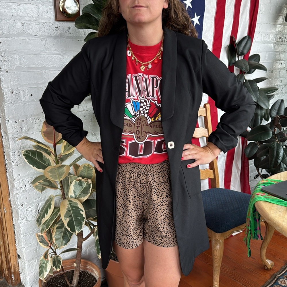 Long Black Blazer